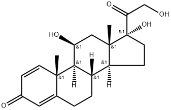 1,4-Pregnadiene-11b,17a,21-triol-3,20-dione(50-24-8)